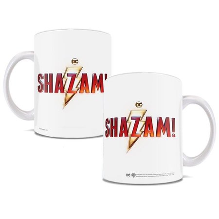 TREND SETTERS Shazam Shazam Logo White Ceramic Mug WMUG963